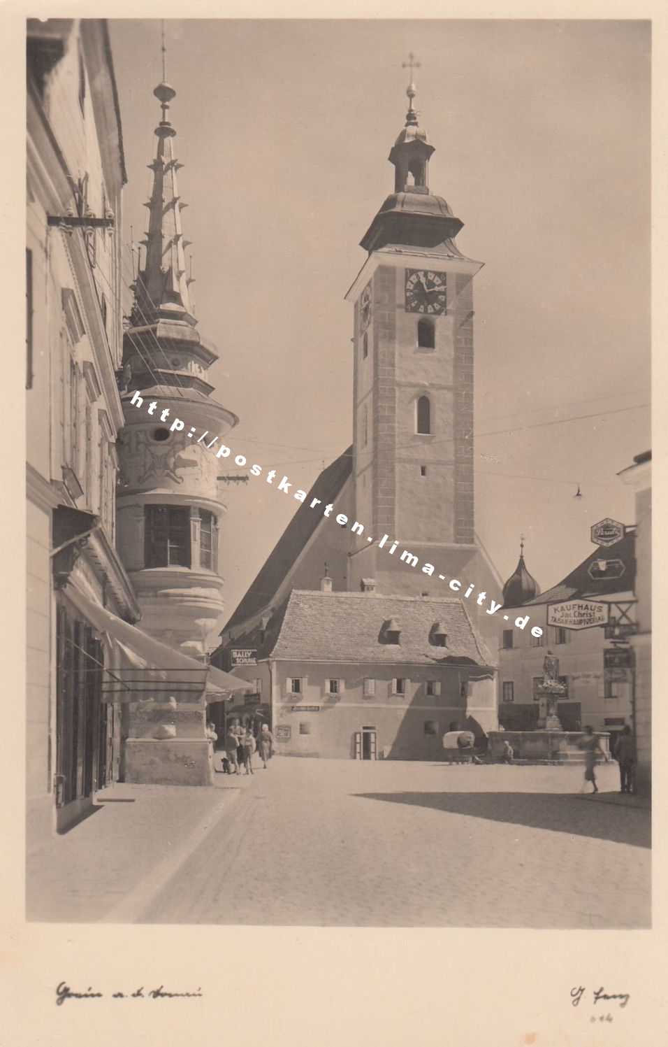 Grein Stadtplatz 1938